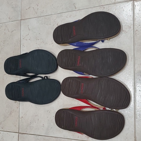 Vionic Bella Sandals 3 Pairs Size 5 - Picture 2 of 6